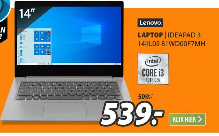 Beheer wol Rand Lenovo notebook folder aanbieding bij Expert - details