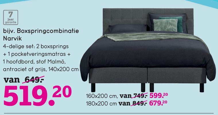 Boxspring Folder Aanbieding Bij Leenbakker Details