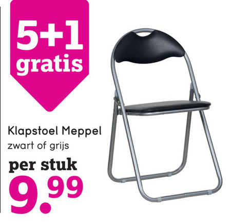 Elastisch frequentie Fascinerend klapstoel folder aanbieding bij Leenbakker - details