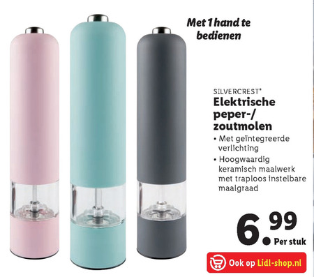 Uitpakken Verscheidenheid verlegen SilverCrest pepermolen folder aanbieding bij Lidl - details