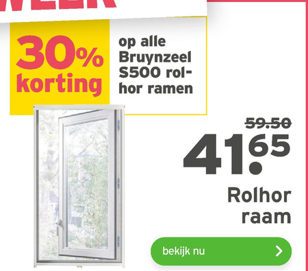 alarm Hervat Madeliefje Bruynzeel raamhor folder aanbieding bij Gamma - details