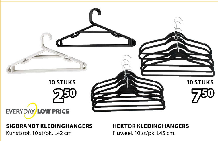 Ladder Belonend drijvend kleerhanger folder aanbieding bij Jysk - details