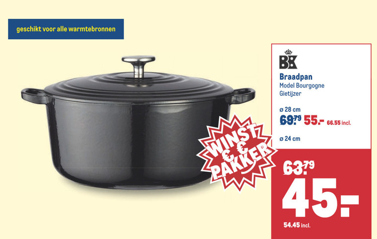 Verwisselbaar Etna herinneringen BK braadpan folder aanbieding bij Makro - details