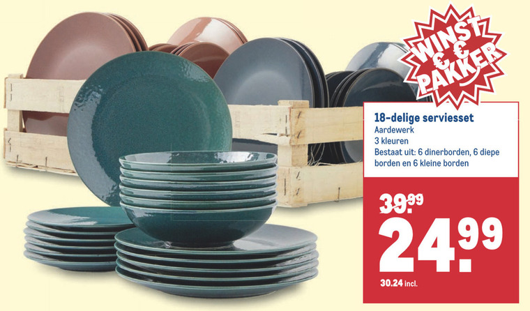 Durf het spoor Erfenis compleet servies folder aanbieding bij Makro - details