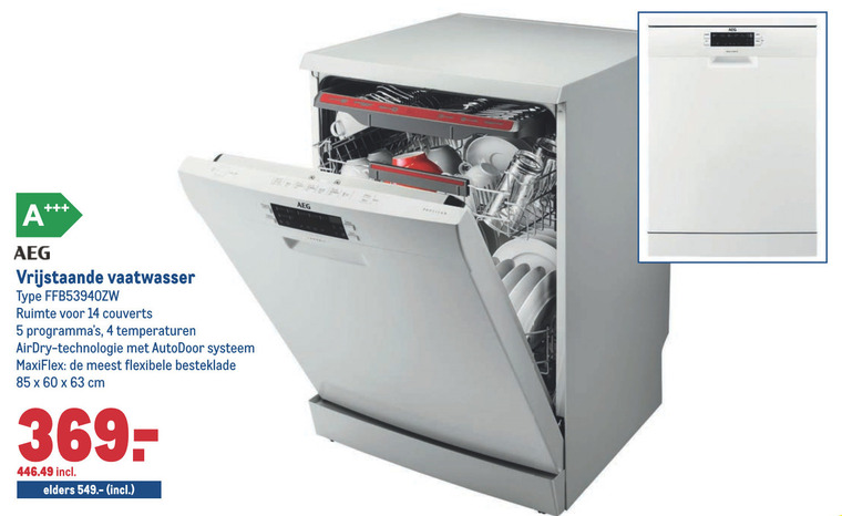 Aeg 2024 dishwasher makro