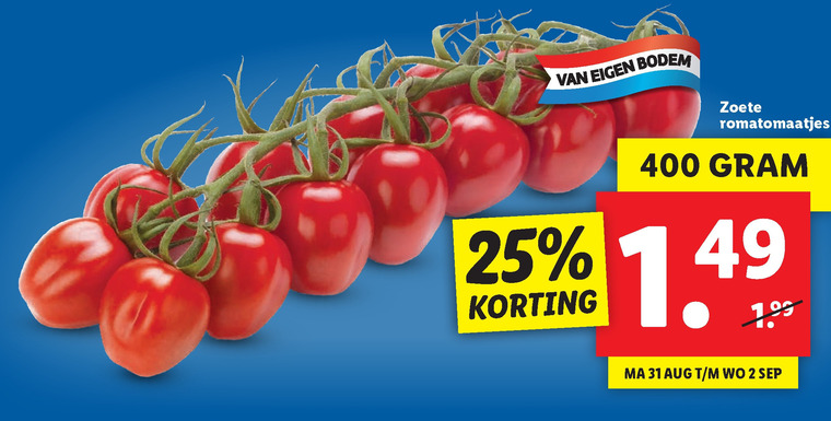 cherry tomaten aanbieding bij Lidl - details