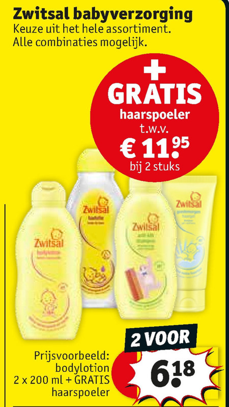 wagon metgezel Afleiding Zwitsal babyverzorging, babyshampoo folder aanbieding bij Kruidvat - details