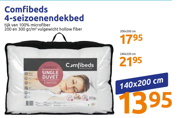 Oplossen wandelen Golf dekbed folder aanbieding bij Action - details