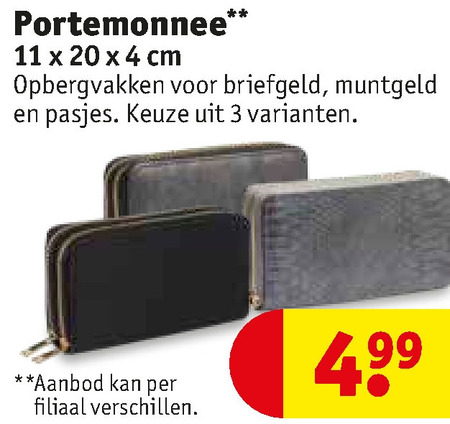 opwinding Onschuldig merk op portemonnee folder aanbieding bij Kruidvat - details