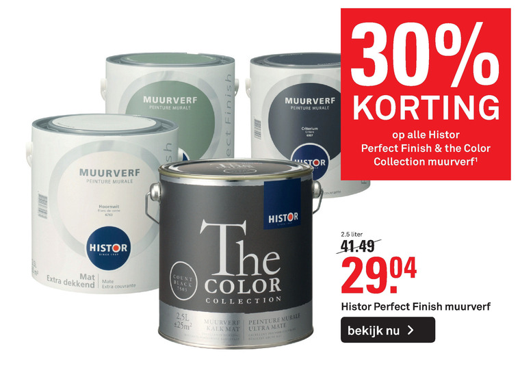 Goedaardig Wijzigingen van Monnik Histor muurverf folder aanbieding bij Karwei - details