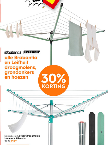 Brabantia folder aanbieding bij Blokker - details