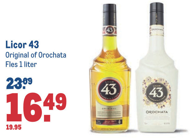 Dertig Plicht Entertainment Licor 43 likeur folder aanbieding bij Makro - details