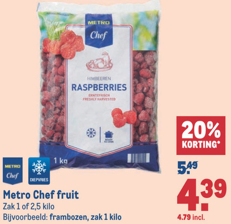 Diepvriesfruit Folder nbieding Bij Makro Details