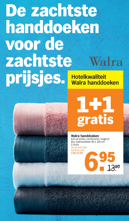 handdoek folder aanbieding bij Heijn details