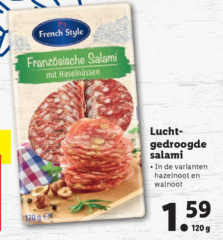 salami folder aanbieding details Lidl - bij