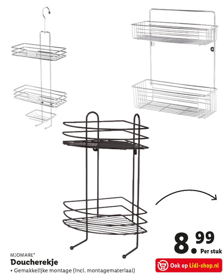 Tandheelkundig hartstochtelijk Schelden Miomare badkamerrek folder aanbieding bij Lidl - details