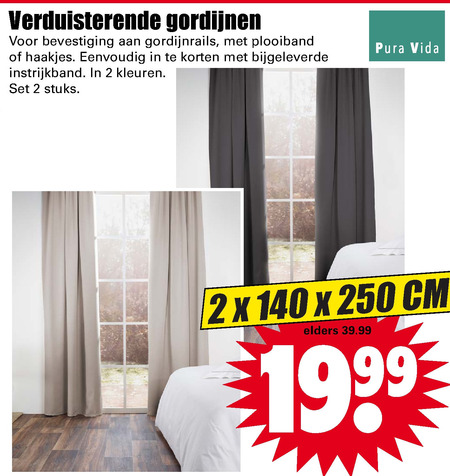 gordijn folder aanbieding Dirk