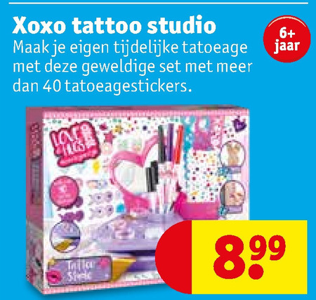 Socialistisch buis Oceanië kindertattoo folder aanbieding bij Kruidvat - details