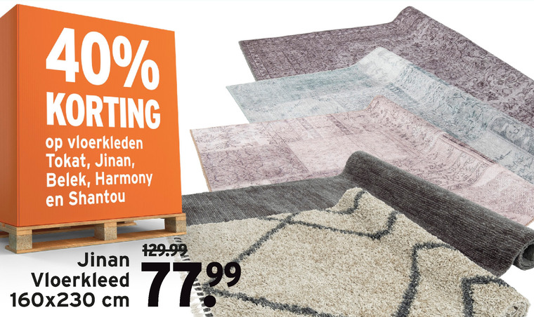 vervorming Mauve Middel vloerkleed folder aanbieding bij Gamma - details