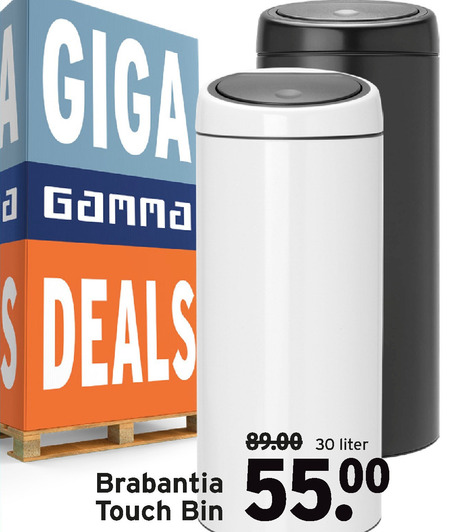 gevechten Vooruitgaan Viva Brabantia afvalemmer folder aanbieding bij Gamma - details