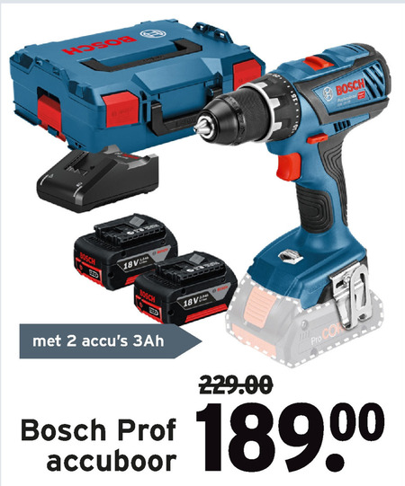 cement Wreedheid Nodig hebben Bosch accuboormachine folder aanbieding bij Gamma - details