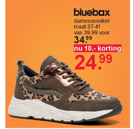 Bluebox dames sneakers folder aanbieding bij Scapino details