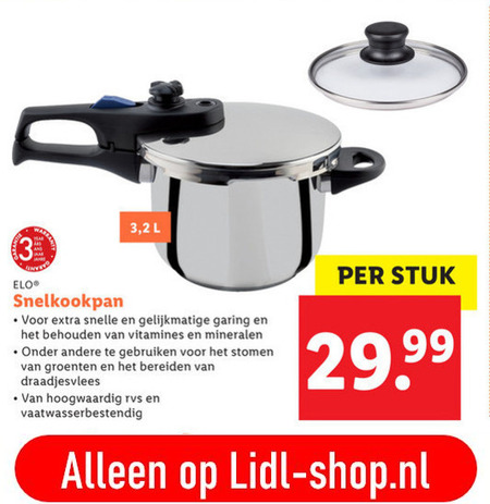 klem Stadion vis snelkookpan folder aanbieding bij Lidl - details