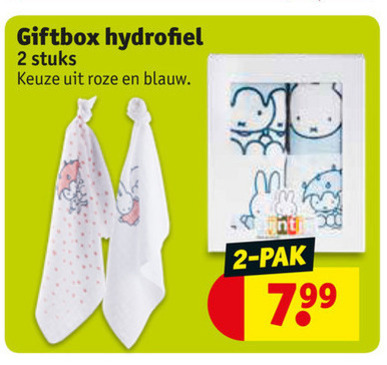 Nijntje hydrofiele folder aanbieding bij Kruidvat - details