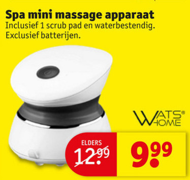 Zorgvuldig lezen Ithaca reactie Watshome massageroller folder aanbieding bij Kruidvat - details