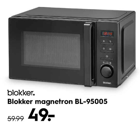 Trappenhuis Haringen laat staan Blokker Huismerk magnetron folder aanbieding bij Blokker - details