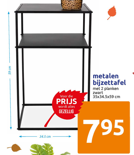 wijn Middel Bedreven bijzettafel folder aanbieding bij Action - details