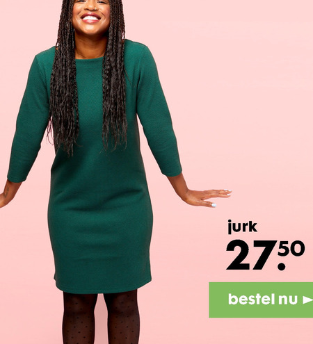 Hema huismerk damesjurk folder aanbieding bij Hema details