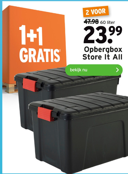 halsband Luiheid aankleden opbergdoos folder aanbieding bij Gamma - details