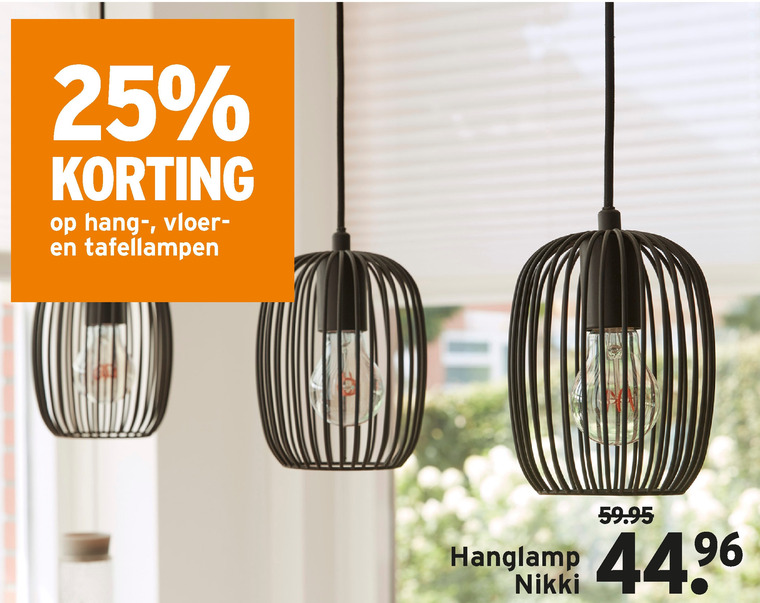 Het apparaat Koe Achternaam vloerlampen, tafellamp folder aanbieding bij Gamma - details