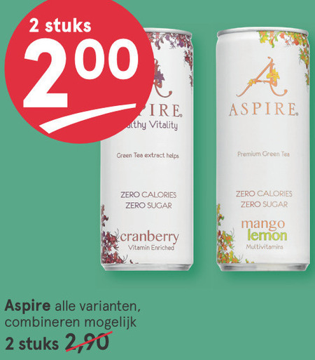 Aspire   fruitdrank folder aanbieding bij  Etos - details