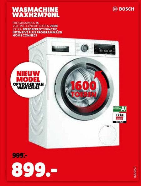 Lounge Groet Tegenstander Bosch wasmachine folder aanbieding bij Mediamarkt - details