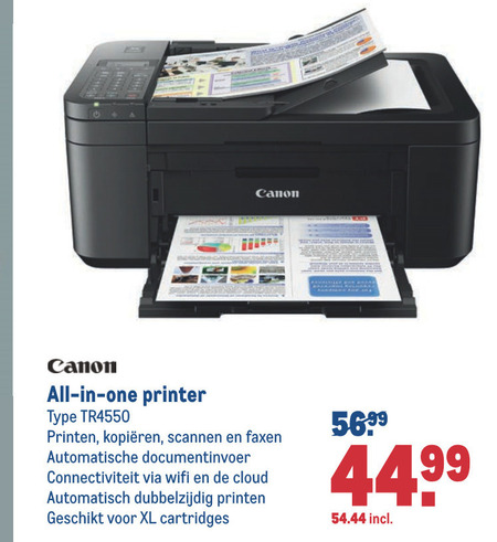 Canon all-in-one folder aanbieding bij Makro details