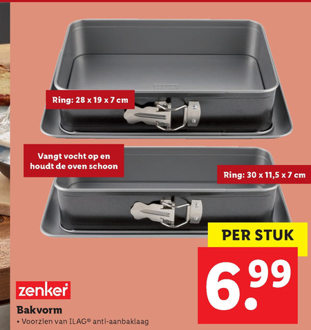 Dronken worden Technologie Impressionisme Zenker springvorm folder aanbieding bij Lidl - details