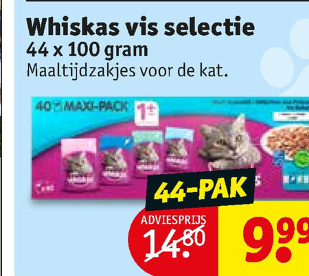 hobby helling verdacht Whiskas kattenvoer folder aanbieding bij Kruidvat - details