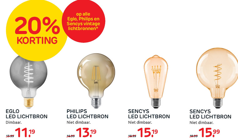 Philips led lamp folder aanbieding Praxis details