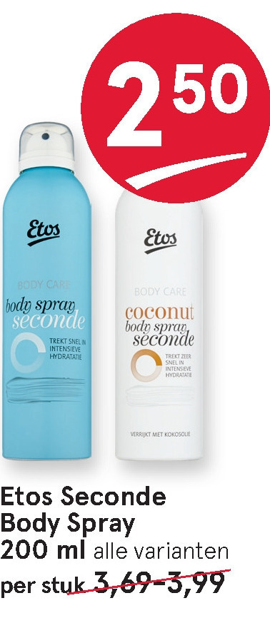 bijtend lengte Iets Etos Huismerk bodylotion folder aanbieding bij Etos - details