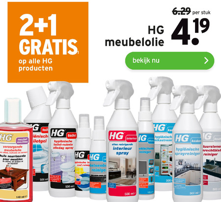 Sluiting strijd Kleren HG badkamerreiniger, toiletreiniger folder aanbieding bij Gamma - details