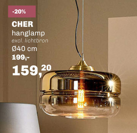 hanglamp folder aanbieding Trendhopper -