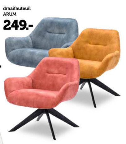 Boom Getalenteerd Pijnboom fauteuil folder aanbieding bij WoonExpress - details