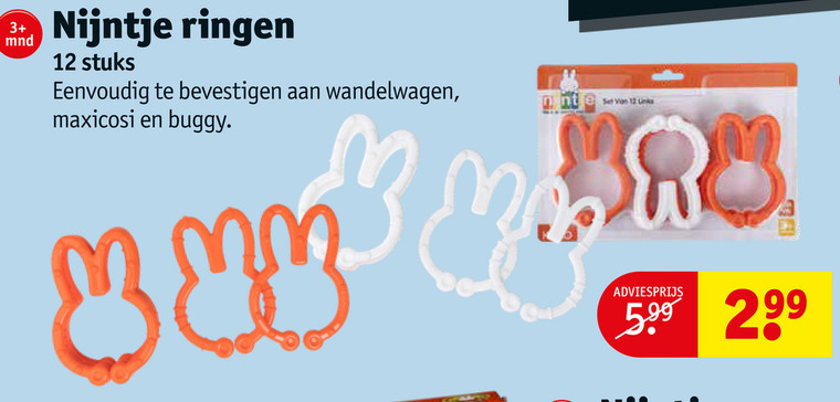 Stevenson bezoeker Pennenvriend Nijntje buggyhanger folder aanbieding bij Kruidvat - details