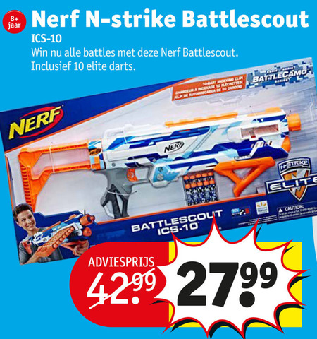 Opschudding Verstrooien Kolonel nerf folder aanbieding bij Kruidvat - details