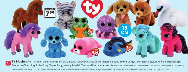 Telegraaf tijger Toestand Ty Beanie Boo pluche en knuffels folder aanbieding bij Top1Toys - details