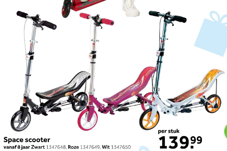 maat bewonderen galblaas SpaceScooter kinderstep folder aanbieding bij Intertoys - details