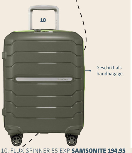 Gelukkig Bengelen bruiloft Samsonite trolley folder aanbieding bij Bever - details