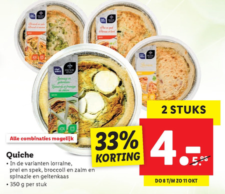 Quiche Folder Aanbieding Bij Lidl Details